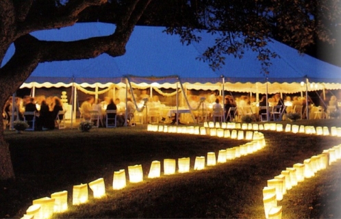 Marquee Lantern Walk Way