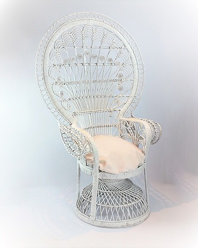 White Peacock Chairs