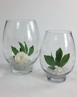Oval Glass Vases