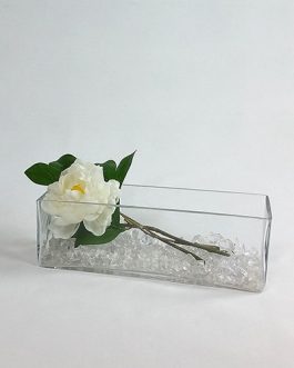 Shallow Square Glass Vases