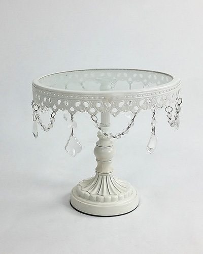 White Crystal Cake Stand