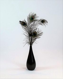 Black Ceramic Vase