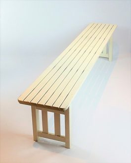 White Wooden Bench