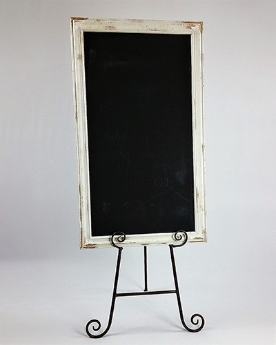 White Wood Chalk Board