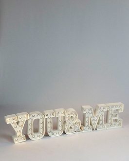 White You & Me Lights