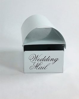 White Wedding Mailbox