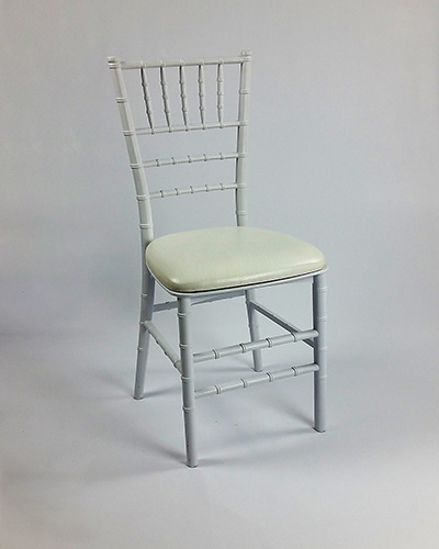 Chair Tiffany White 90cm H x 40cm W