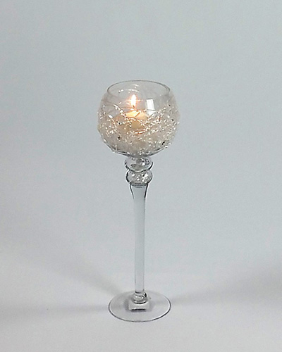 Glass (Set of 1) Goblet Vase x 11 (40 cm High x 12 cm Wide)