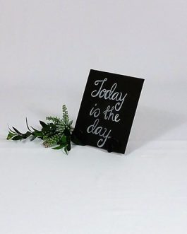 Sign Table Blackboard & Stand - small