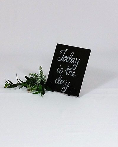 Sign Table Blackboard & Stand - small