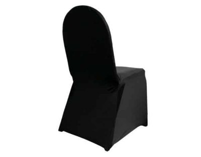 Chair Cover Lycra Black