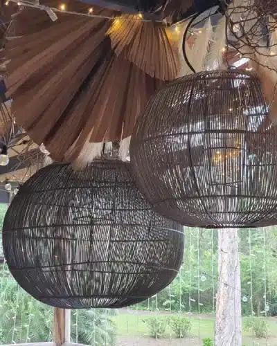 Rattan round Lanterns