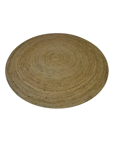 Round jute Rug 1.2m