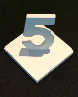 Table numbers – small white